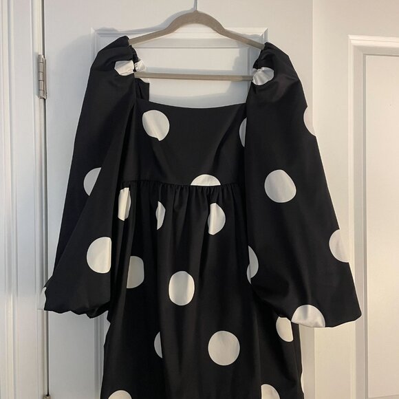 Kate Spade Giant Dot Faille Mini Dress - Picture 4 of 7